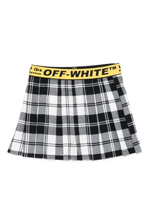 gonna in cotone nero OFF WHITE KIDS | OGCC02AF25FAB0011018